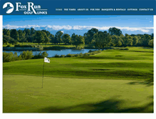 Tablet Screenshot of foxrungolflinks.com